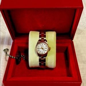 Authentic Lady oysters perpetuate date watch